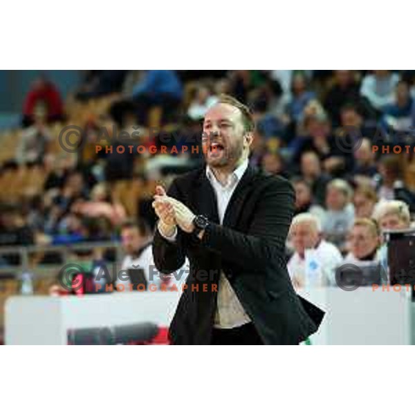 Action during the Final of Spar Cup between Helios Suns and Cedevita Olimpija in Lukna Hall, Maribor, Slovenia on February 17, 2023