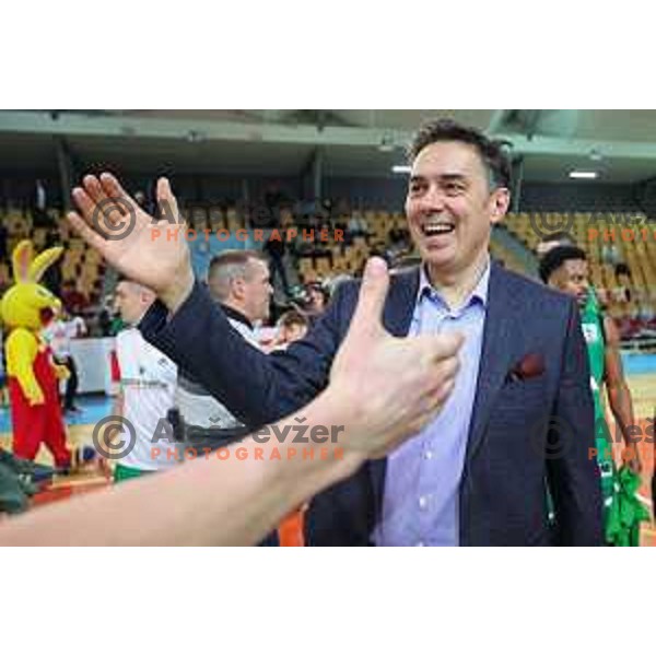 Action during the Final of Spar Cup between Helios Suns and Cedevita Olimpija in Lukna Hall, Maribor, Slovenia on February 17, 2023