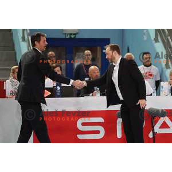 Action during the Final of Spar Cup between Helios Suns and Cedevita Olimpija in Lukna Hall, Maribor, Slovenia on February 17, 2023