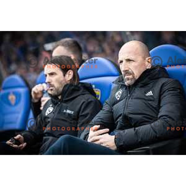 Damir Krznar, head coach of Maribor during Prva liga Telemach football match between Maribor and Olimpija in Ljudski vrt, Maribor, Slovenia on February 19, 2023. Photo: Jure Banfi