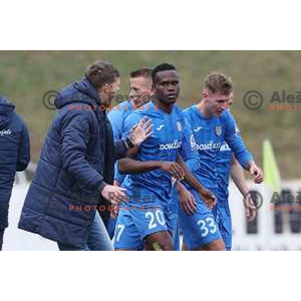 Simon Rozman, head coach of Domzale during Prva Liga Telemach 2022-2023 football match between Bravo and Domzale in Ljubljana, Slovenia on February 19, 2023