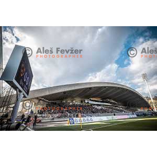 in action during Prva liga Telemach football match between Maribor and Olimpija in Ljudski vrt, Maribor, Slovenia on February 19, 2023. Photo: Jure Banfi