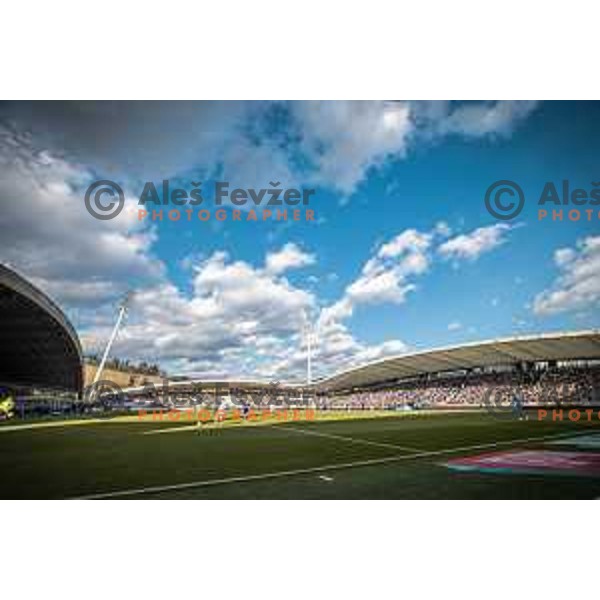 in action during Prva liga Telemach football match between Maribor and Olimpija in Ljudski vrt, Maribor, Slovenia on February 19, 2023. Photo: Jure Banfi