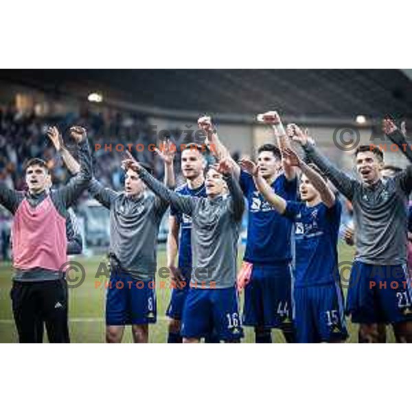 in action during Prva liga Telemach football match between Maribor and Olimpija in Ljudski vrt, Maribor, Slovenia on February 19, 2023. Photo: Jure Banfi