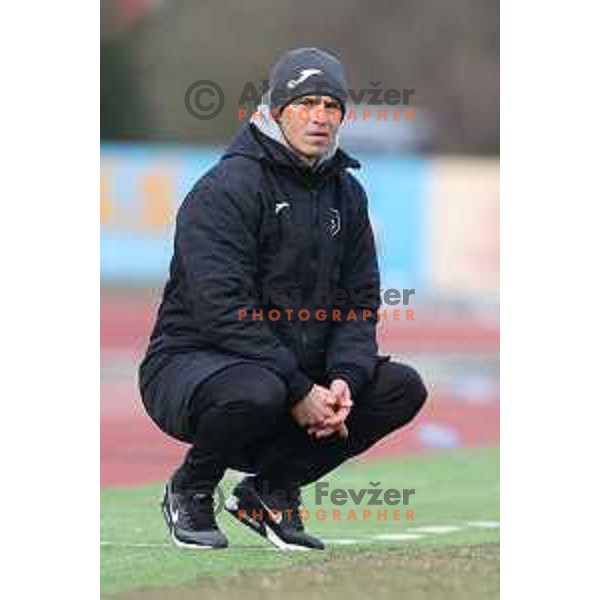 Dejan Grabic, head coach of Bravo during Prva Liga Telemach 2022-2023 football match between Bravo and Domzale in Ljubljana, Slovenia on February 19, 2023