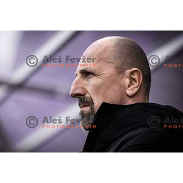 Damir Krznar, head coach of Maribor during Prva liga Telemach football match between Maribor and Olimpija in Ljudski vrt, Maribor, Slovenia on February 19, 2023. Photo: Jure Banfi