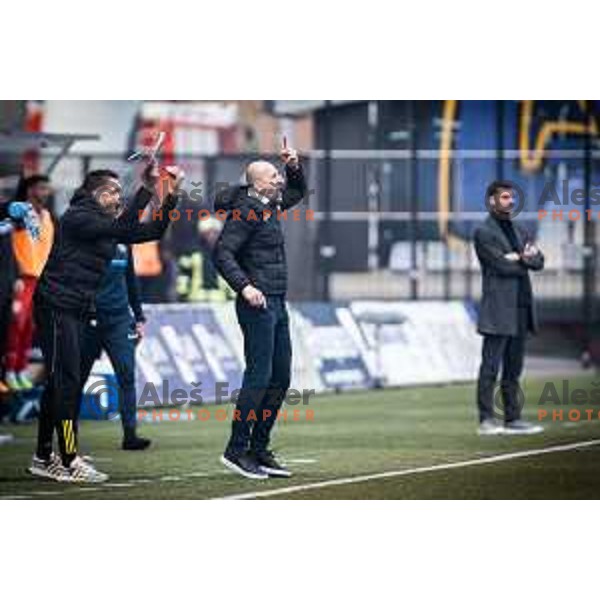 Damir Krznar, head coach of Maribor during Prva liga Telemach football match between Maribor and Olimpija in Ljudski vrt, Maribor, Slovenia on February 19, 2023. Photo: Jure Banfi