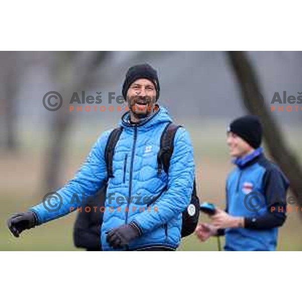Winter practice of Slovenia golf team at Lipica golf course, Sezana on February 17, 2023