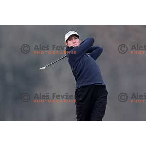 Barbara Car during winter practice of Slovenia golf team at Lipica golf course, Sezana on February 17, 2023