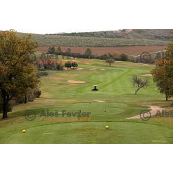 Adriatic golf course at Crveni Vrh (Monterosso), Savudrija, Croatia on November 25, 2022