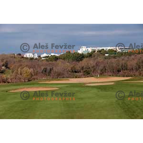 Adriatic golf course at Crveni Vrh (Monterosso), Savudrija, Croatia on November 25, 2022