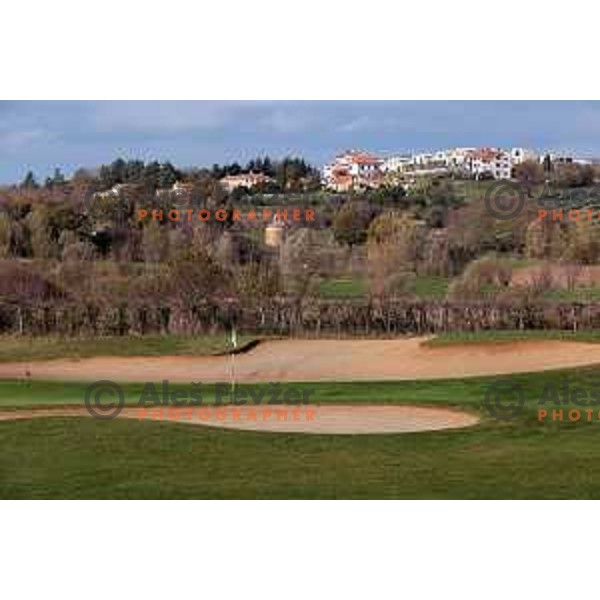 Adriatic golf course at Crveni Vrh (Monterosso), Savudrija, Croatia on November 25, 2022