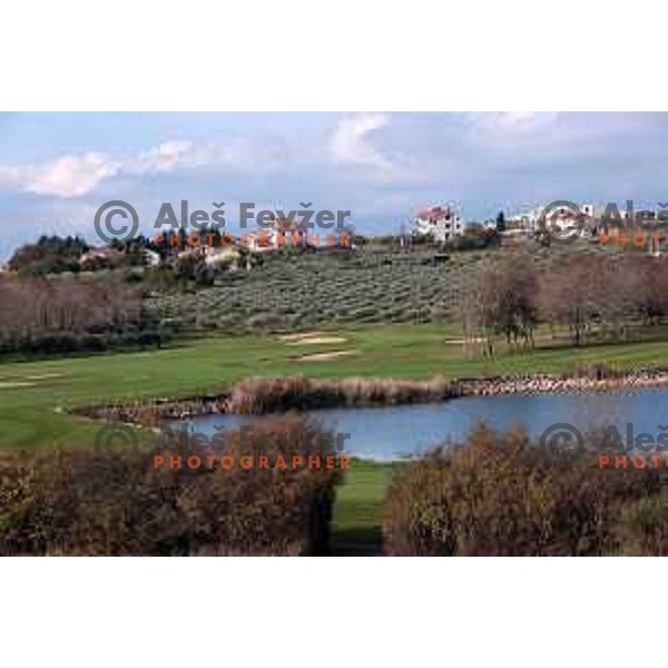 Adriatic golf course at Crveni Vrh (Monterosso), Savudrija, Croatia on November 25, 2022