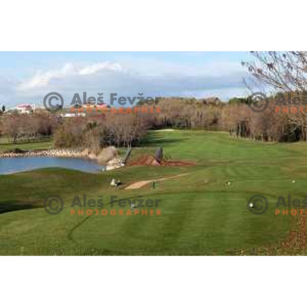 Adriatic golf course at Crveni Vrh (Monterosso), Savudrija, Croatia on November 25, 2022