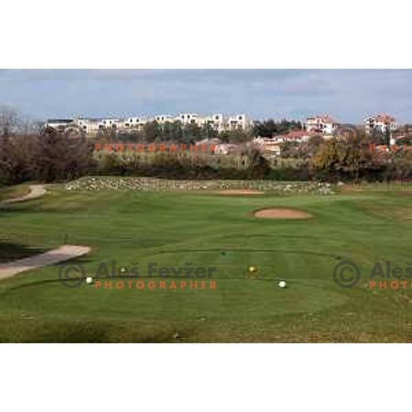 Adriatic golf course at Crveni Vrh (Monterosso), Savudrija, Croatia on November 25, 2022