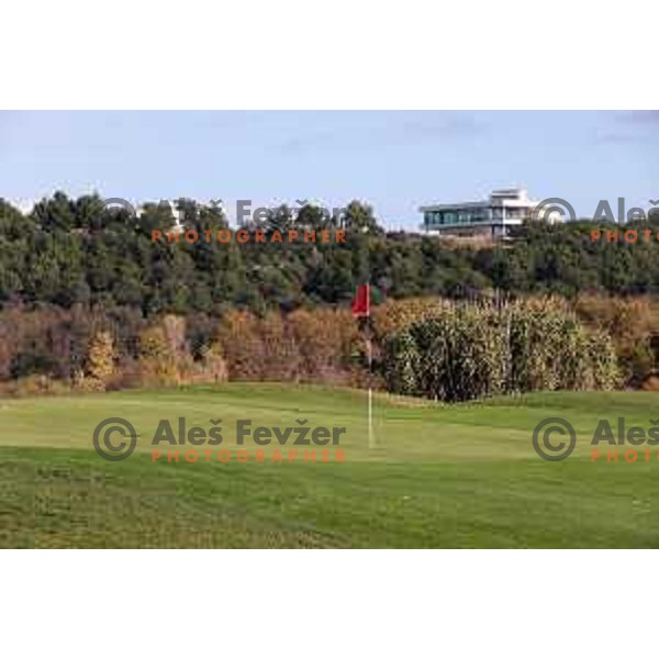 Adriatic golf course at Crveni Vrh (Monterosso), Savudrija, Croatia on November 25, 2022