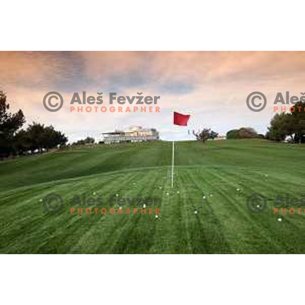 Adriatic golf course at Crveni Vrh (Monterosso), Savudrija, Croatia on November 25, 2022