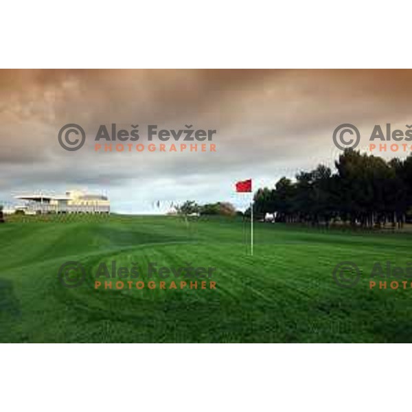 Adriatic golf course at Crveni Vrh (Monterosso), Savudrija, Croatia on November 25, 2022