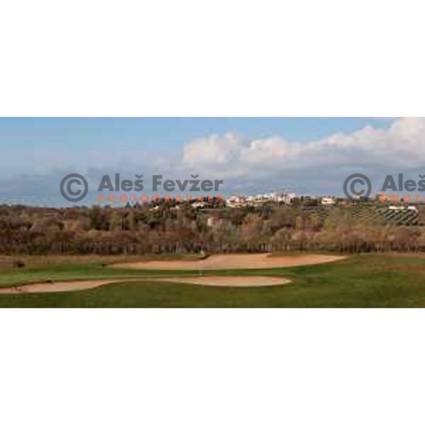 Adriatic golf course at Crveni Vrh (Monterosso), Savudrija, Croatia on November 25, 2022