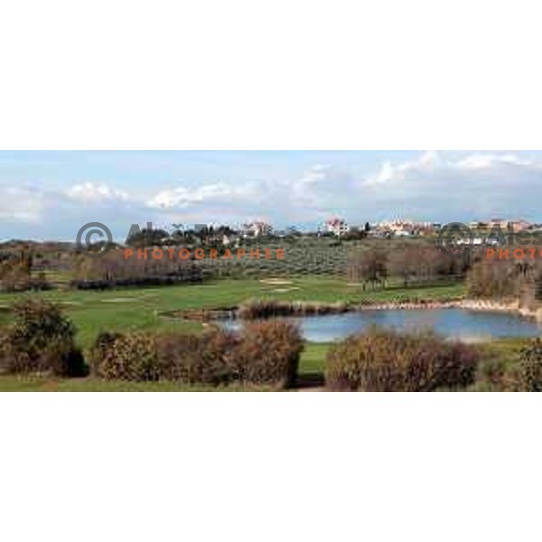 Adriatic golf course at Crveni Vrh (Monterosso), Savudrija, Croatia on November 25, 2022