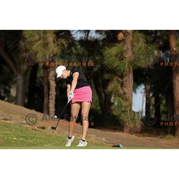 Eva Kiri Fevzer playing at Real Club de Golf de Las Palmas 1891, Gran Canaria, Canary Islands, Spain on December 26, 2022