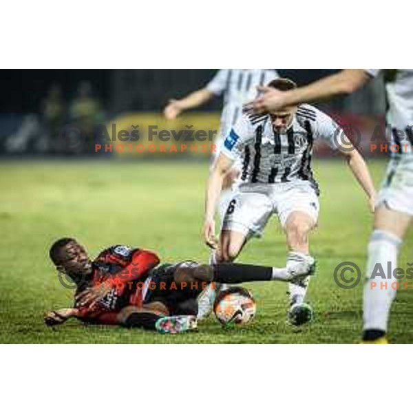in action during Prva liga Telemach football match between Mura and Tabor Sezana in Fazanerija, Murska Sobota, Slovenia on February 21, 2023. Photo: Jure Banfi