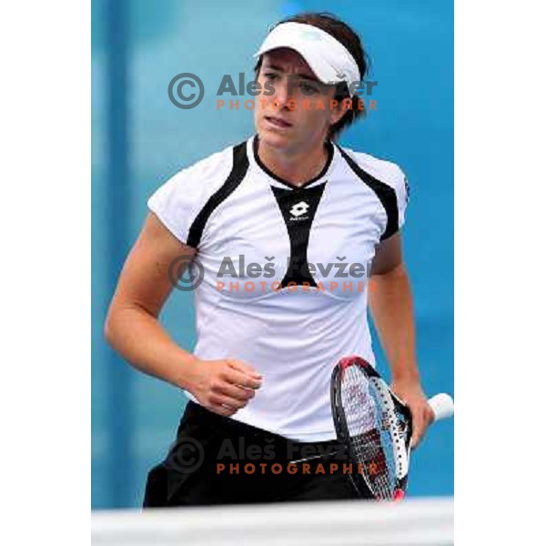 Alberta Brianti (ITA) playing in second round in qualification for WTA Banka Koper Slovenia Open tennis tournament in Portoroz (Slovenia) 20.7.2008. Photo Ales Fevzer 