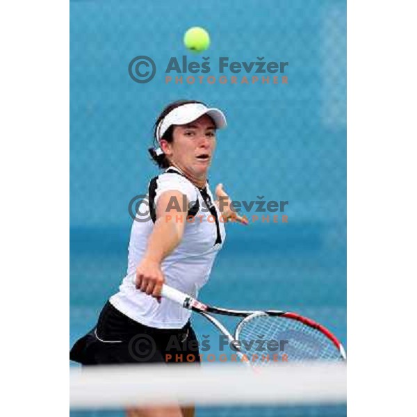 Alberta Brianti (ITA) playing in second round in qualification for WTA Banka Koper Slovenia Open tennis tournament in Portoroz (Slovenia) 20.7.2008. Photo Ales Fevzer 