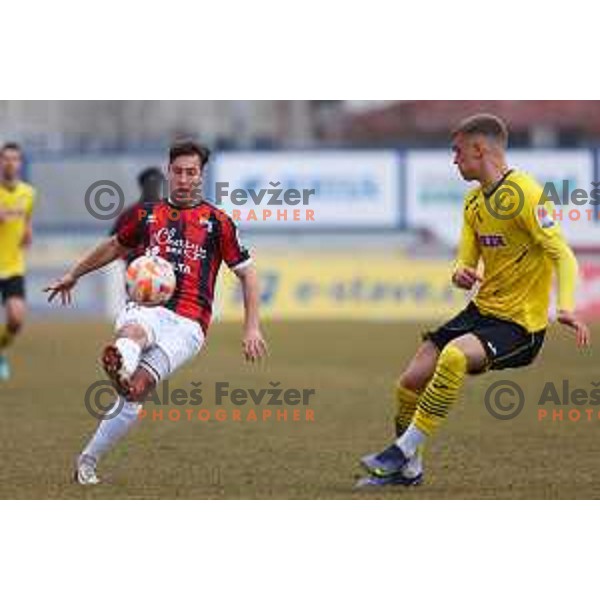 Sacha Boris Roger Marasovic of Tabor Sezana during Prva Liga Telemach 2022-2023 football match between Kalcer Radomlje and Tabor Sezana in Sportni park Domzale, Domzale, Slovenia on February 25, 2023