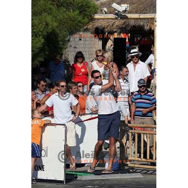 Hole in one water tournament, Alaya Bar, Portoroz, Slovenia 19.7.2008. Photo by Ales Fevzer 