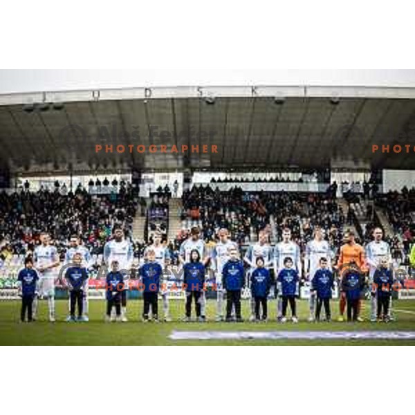 Celje starting eleven during Prva liga Telemach football match between Maribor and Celje in Ljudski vrt, Maribor, Slovenia on February 26, 2023. Photo: Jure Banfi
