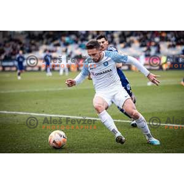 Aljosa Matko in action during Prva liga Telemach football match between Maribor and Celje in Ljudski vrt, Maribor, Slovenia on February 26, 2023. Photo: Jure Banfi