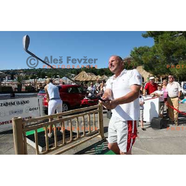 Marko Stirn at Hole in one water tournament, Alaya Bar, Portoroz, Slovenia 19.7.2008. Photo by Ales Fevzer 