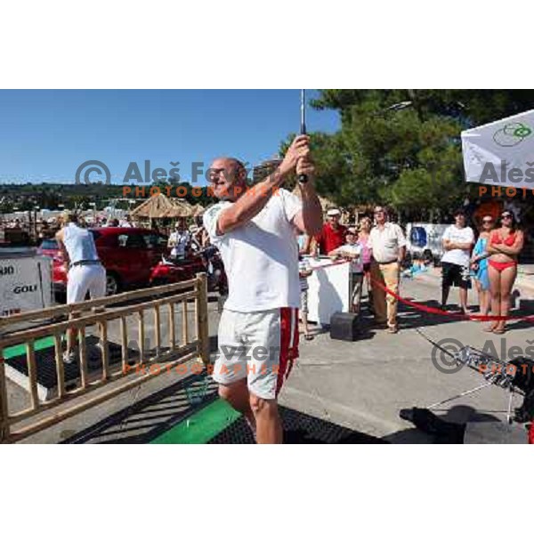 Marko Stirn at Hole in one water tournament, Alaya Bar, Portoroz, Slovenia 19.7.2008. Photo by Ales Fevzer 