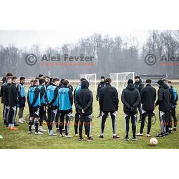 Dejan Grabic, head coach of Mura during training in Renkovci, Slovenia on March 1, 2023. Photo: Jure Banfi
