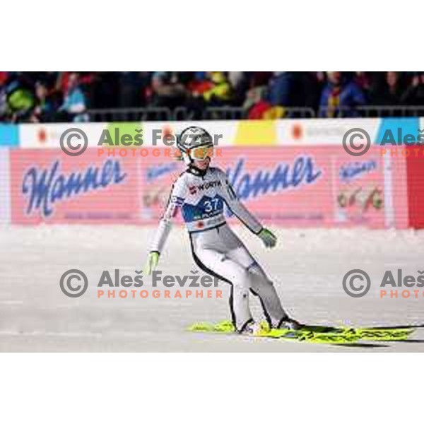 Ema Klinec (SLO) competes in Ski jumping Women Large Hill at Planica 2023 World Nordic Championships, Slovenia on March 1, 2023