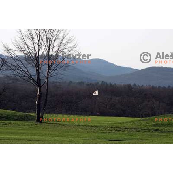 Hole nr. 6 (456 meters, par 5) at Lipica golf course,6239 meters, par 73, Slovenia 