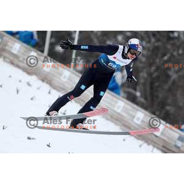 Andreas Wellinger (GER) during Men Large Hill Individual Qualifications Planica 2023 World Nordic Ski Championships in Kranjska Gora, Slovenia on March 2, 2023