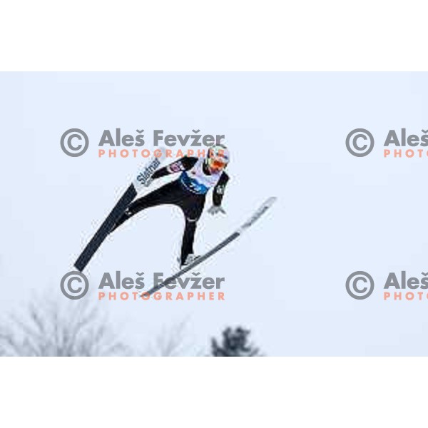 Anze Lanisek (SLO) during Men Large Hill Individual Qualifications Planica 2023 World Nordic Ski Championships in Kranjska Gora, Slovenia on March 2, 2023