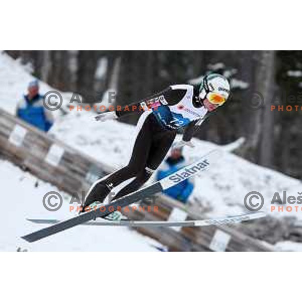 Anze Lanisek (SLO) during Men Large Hill Individual Qualifications Planica 2023 World Nordic Ski Championships in Kranjska Gora, Slovenia on March 2, 2023