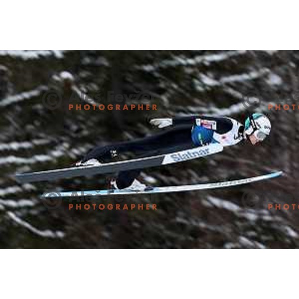 Lovro Kos (SLO) during Men Large Hill Individual Qualifications Planica 2023 World Nordic Ski Championships in Kranjska Gora, Slovenia on March 2, 2023
