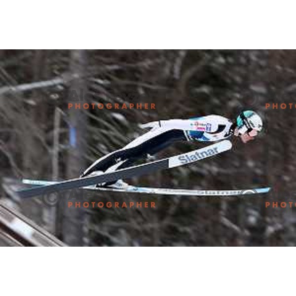 Domen Prevc (SLO) during Men Large Hill Individual Qualifications Planica 2023 World Nordic Ski Championships in Kranjska Gora, Slovenia on March 2, 2023