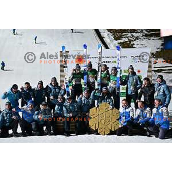 Ski jumping Men Large Hill official training at Planica 2023 World Nordic Championships, Slovenia on March 4, 2023