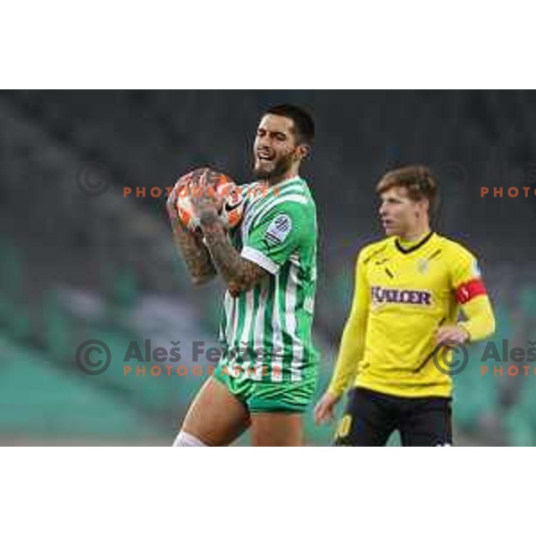 Rui Pedro in action during Prva Liga Telemach 2022-2023 football match between Olimpija and Kalcer Radomlje in SRC Stozice, Ljubljana, Slovenia on March 4, 2023