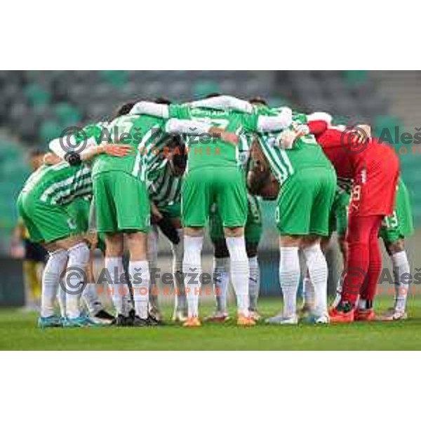 during Prva Liga Telemach 2022-2023 football match between Olimpija and Kalcer Radomlje in SRC Stozice, Ljubljana, Slovenia on March 4, 2023