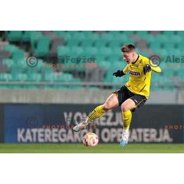 during Prva Liga Telemach 2022-2023 football match between Olimpija and Kalcer Radomlje in SRC Stozice, Ljubljana, Slovenia on March 4, 2023