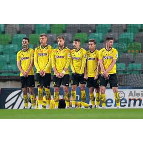 during Prva Liga Telemach 2022-2023 football match between Olimpija and Kalcer Radomlje in SRC Stozice, Ljubljana, Slovenia on March 4, 2023