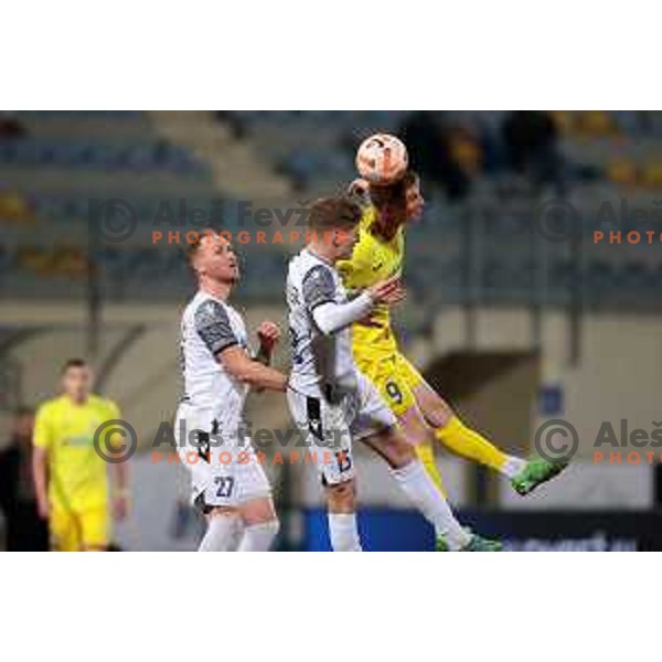 in action during Prva Liga Telemach 2022-2023 football match between Domzale and Koper in Domzale, Slovenia on March 4, 2023