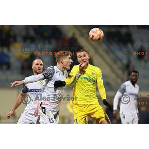 Maj Mittendorfer in action during Prva Liga Telemach 2022-2023 football match between Domzale and Koper in Domzale, Slovenia on March 4, 2023