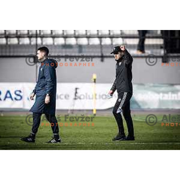 Dejan Grabic, head coach of Mura during Prva liga Telemach football match between Mura and Maribor in Fazanerija, Murska Sobota, Slovenia on March 5, 2023. Photo: Jure Banfi